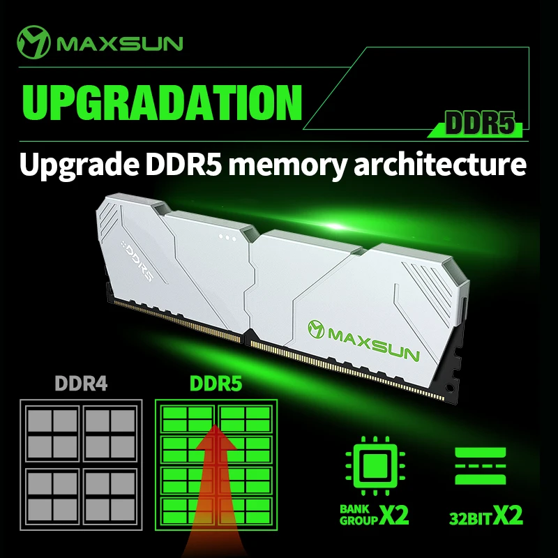 Ddr5 6000Mhz - MAXSUN disipador de calor Memoria RAM