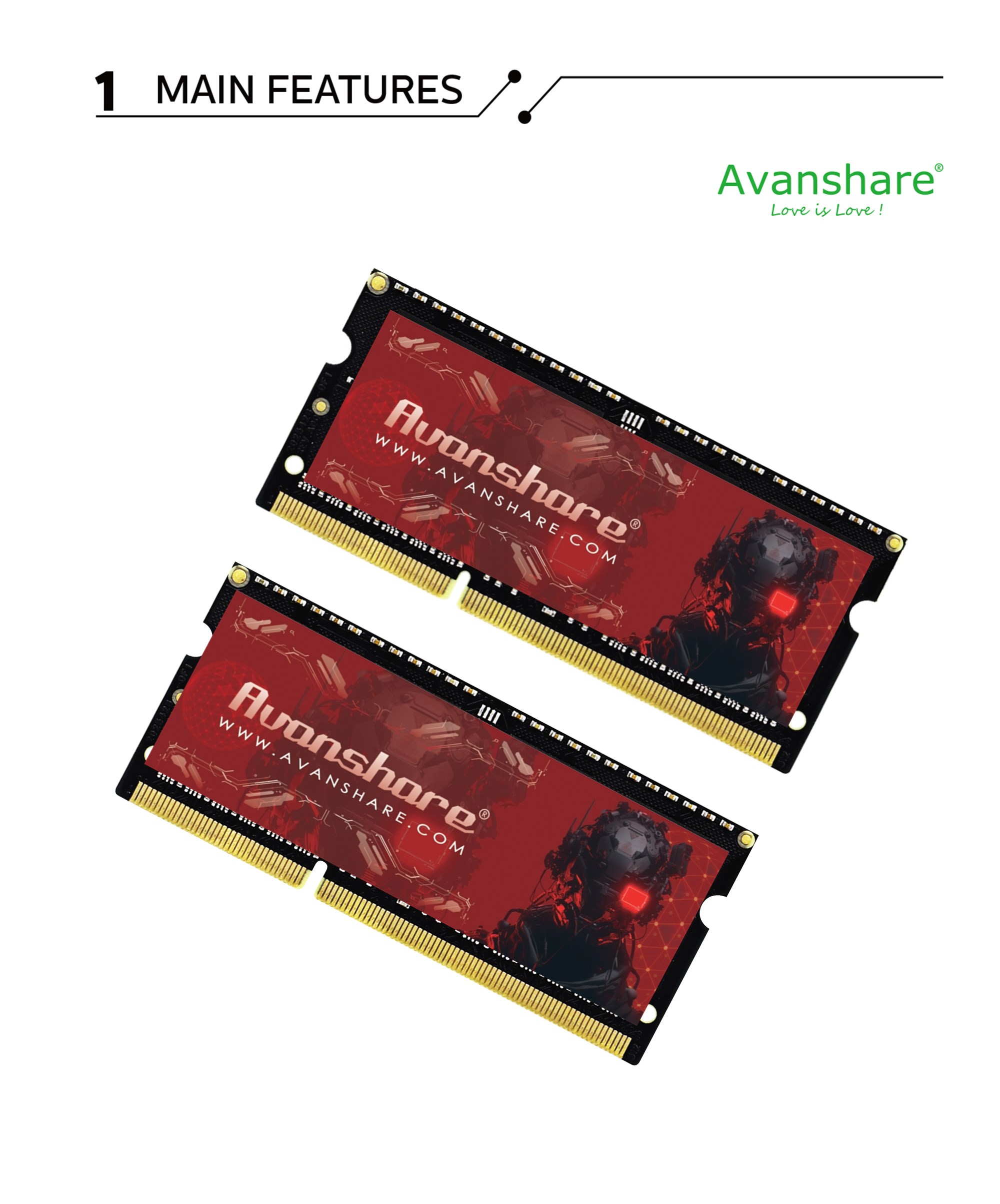 Ddr5 Sodimm - Memoria RAM Avanshare DDR5 DDR4 DDR3