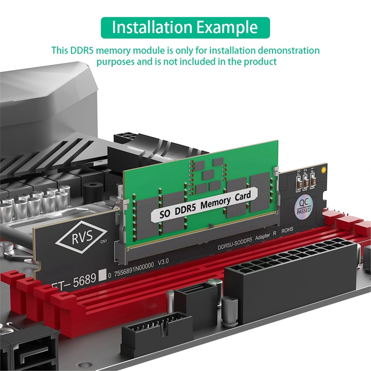 Ddr5 Laptop Ram - Tarjeta Adaptadora de Memoria RAM DDR5