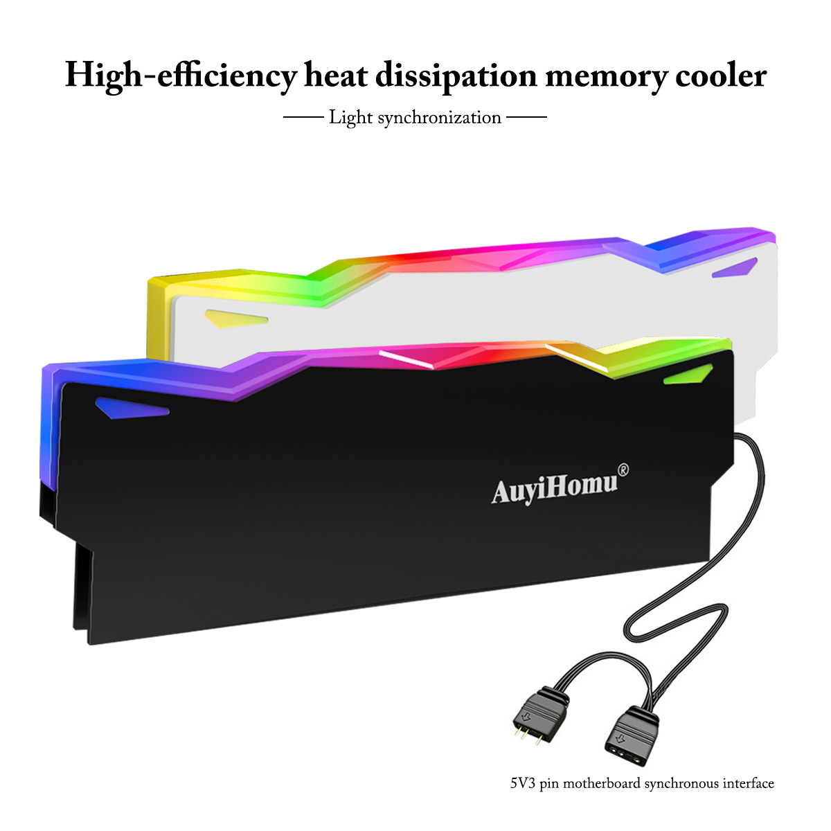 Ddr5 Rgb Ram - Disipador de Calor RGB AuyiHomu, Enfriador