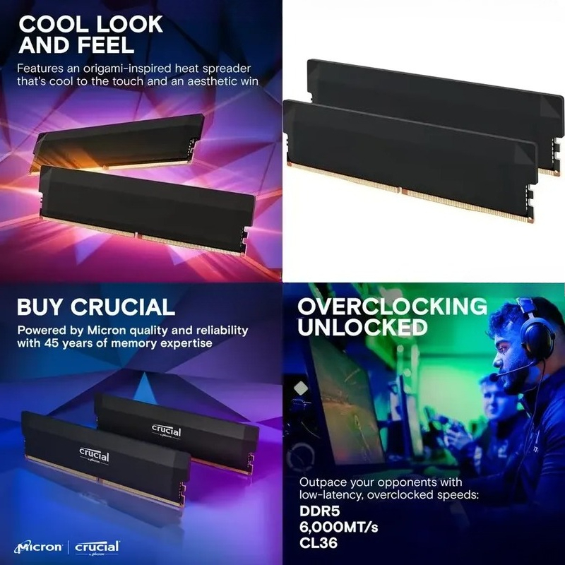 Kit de Memoria RAM para Juegos - Ddr5 6000Mhz reseña y precio