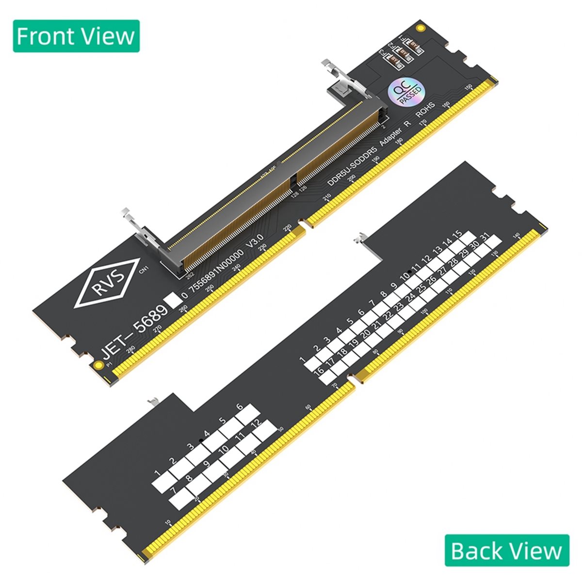Tarjeta Adaptadora de Memoria  - Ddr5 Laptop Ram reseña y precio