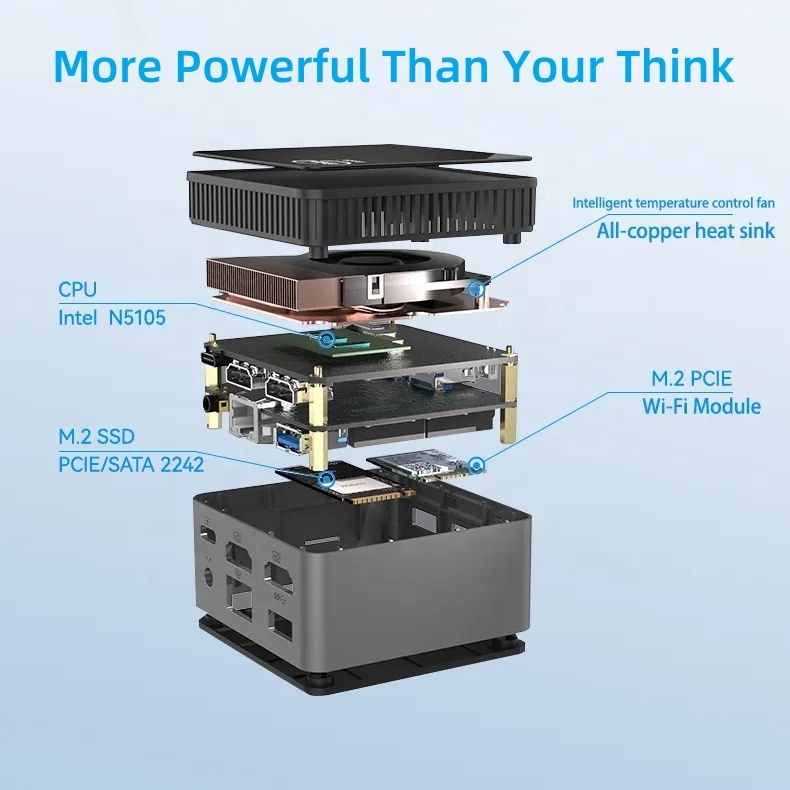 M6S N100 DDR5 Mini PC Intel 8G - Ddr5 8Gb reseña y precio