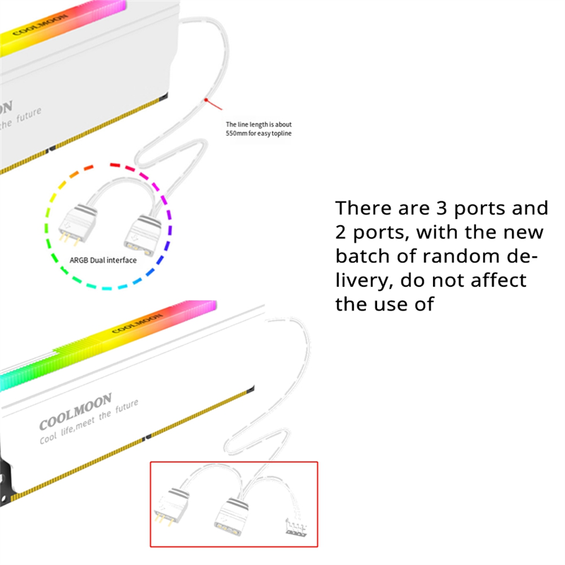 COOLMOON 1 Uds memoria RAM dis - Ddr5 Ram reseña y precio