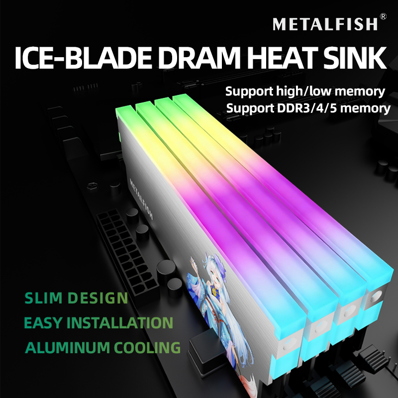 Disipador de calor METALFISH D - Ddr5 Rgb Ram reseña y precio