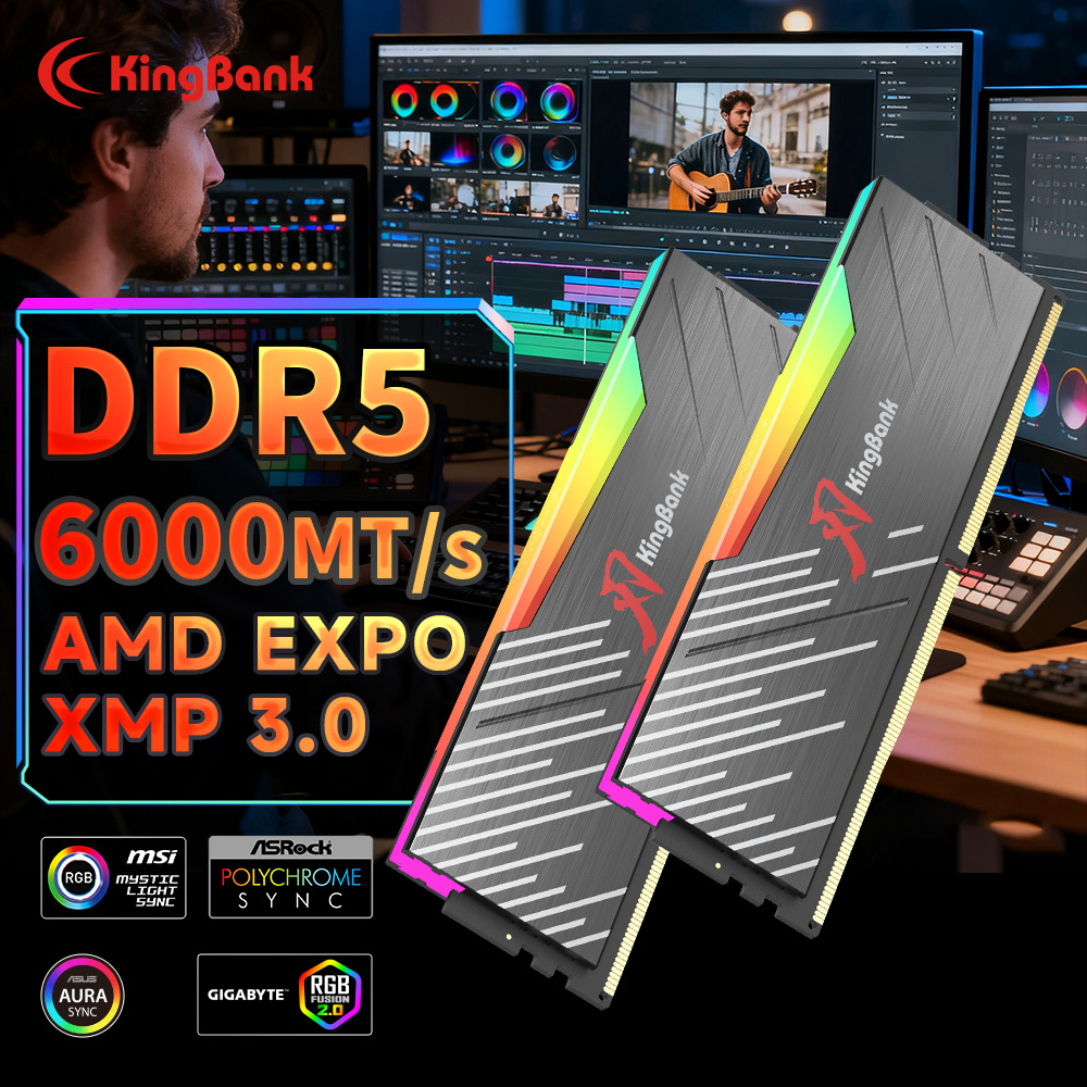 KingBank KRRB DDR5 RGB 16GB /1 - Ddr5 6000Mhz reseña y precio