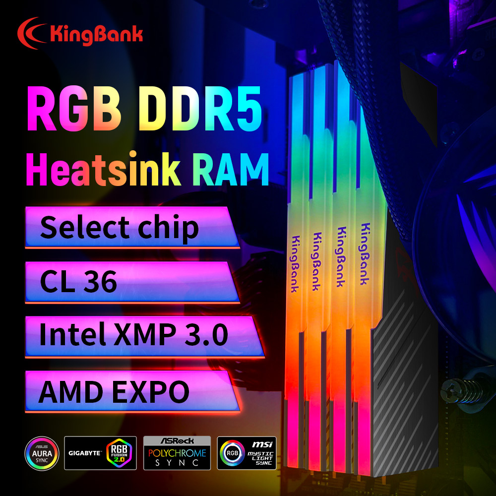KingBank KRRB DDR5 RGB 16GB /1 - Ddr5 6000Mhz reseña y precio